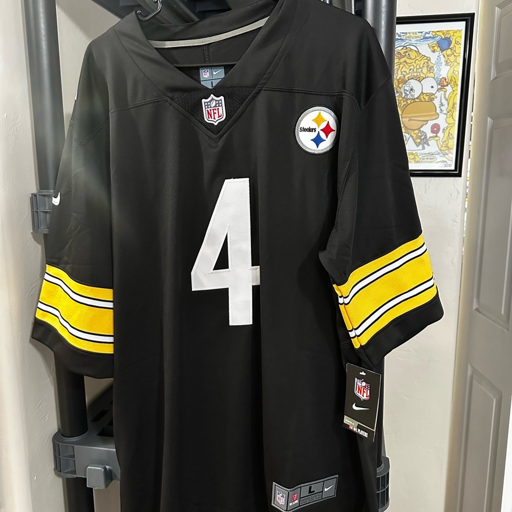 DK Metcalf Pittsburgh Steelers #4 Men’s Jersey